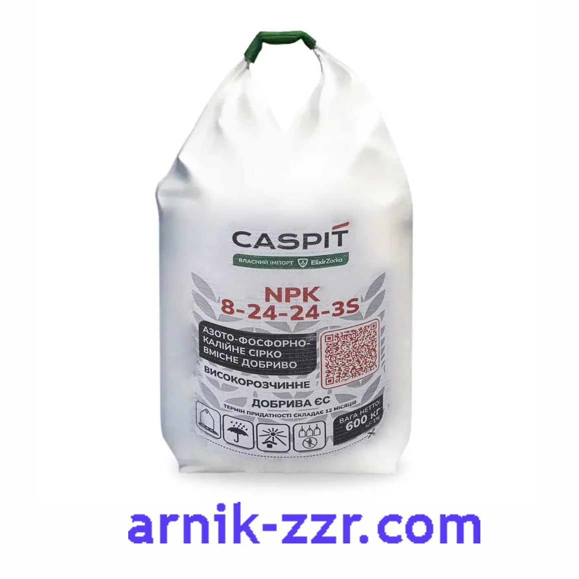 Добриво Elixir Zorka NPK 8:24:24, біг-біг. 600 кг