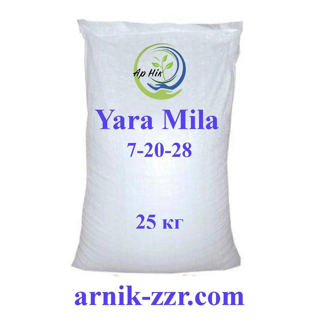 Мінеральне добриво Yara Mila NPK 7-20-28, 25 кг.