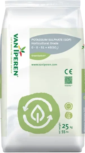 Водорозчинне добриво Сульфат Калію Van Iperen SOP (0-0-51 + 45 SO3) 25 кг, Голландія